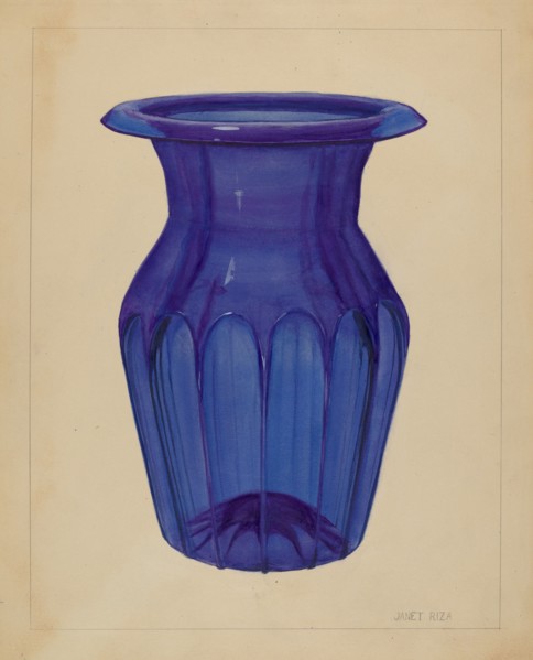 Vase, c. 1936. Creator: Janet Riza.