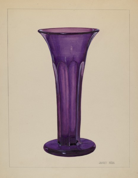 Vase, c. 1937. Creator: Janet Riza.