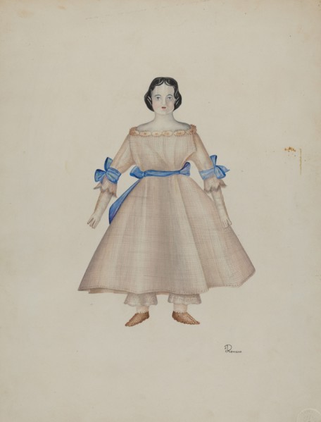 Doll - "Mary", c. 1939. Creator: Josephine C. Romano.