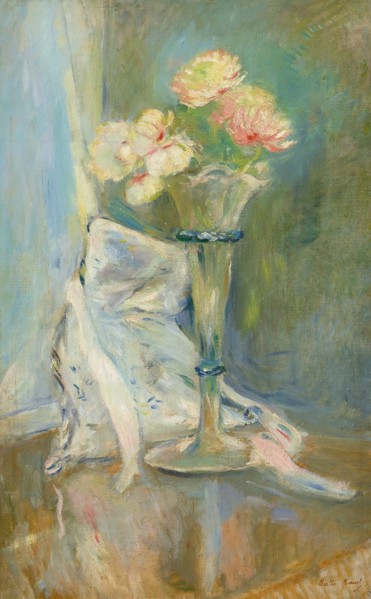 Anémones roses , 1891. Creator: Morisot, Berthe (1841-1895).