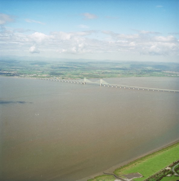 Second Severn Crossing, M4, New Passage, Pilning and Severn Beach, Gloucestershire, 25/04/1996. Creator: John Laing plc.