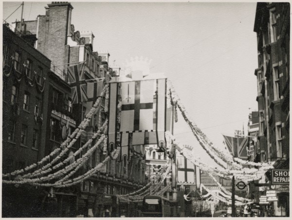 Fleet Street, City of London, Greater London Authority, 1953. Creator: JR Uppington.