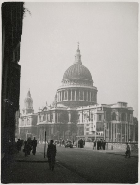 St Paul's Cathedral, St Paul's Churchyard, City of London, Greater London Authority, 1952. Creator: JR Uppington.