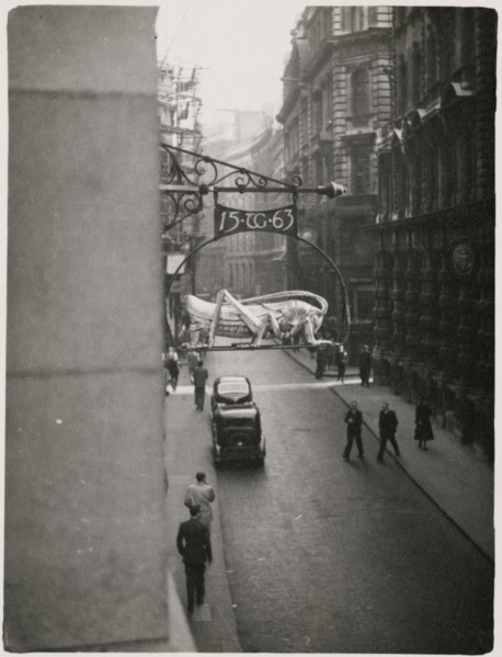 Martins Bank, Lombard Street, City and County of the City of London, GLA, 1950-1953. Creator: JR Uppington.