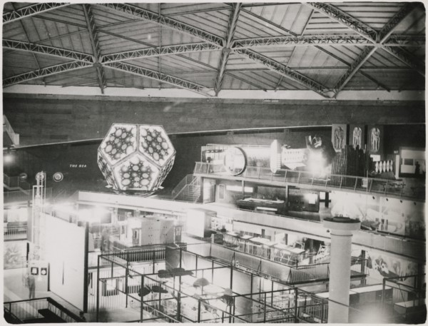 Dome of Discovery, Festival of Britain, South Bank Exhibition, South Bank, Lambeth, London, 1951. Creator: JR Uppington.