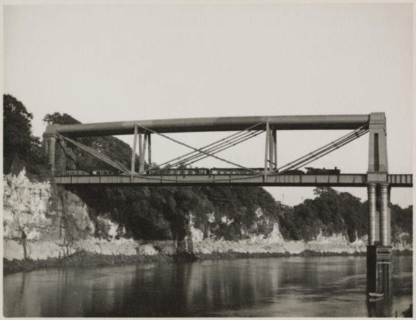 Chepstow Rail Bridge, Tidenham, Forest of Dean, Gloucestershire, 1951. Creator: JR Uppington.