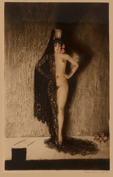 Conchita, 1929. Creator: Icart, Louis Justin Laurent (1888-1950).