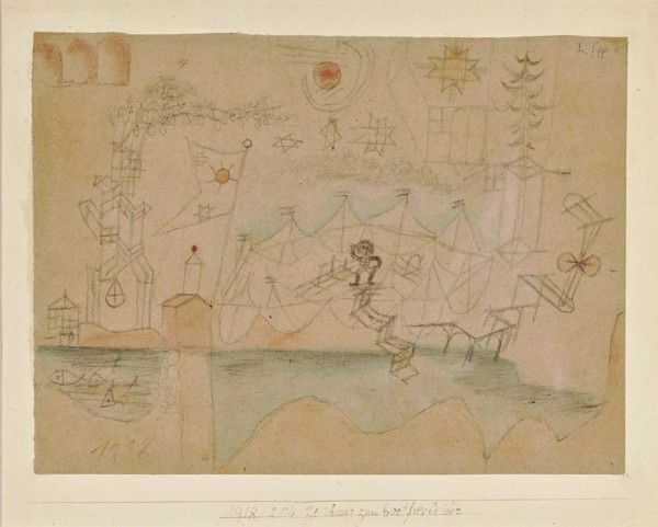 Drawing for the boat rental, 1918. Creator: Klee, Paul (1879-1940).