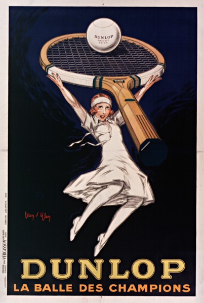 Dunlop, la balle des champions , 1929. Creator: D'Ylen, Jean (1886-1938).
