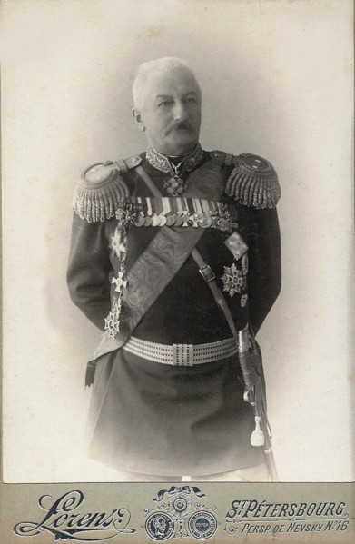 General Konstantin Pavlovich Prezhbyano (1840-1905), 1898. Creator: Photo studio Alfred Lorens, Petersburg  .