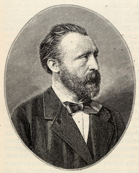 Heinrich von Stephan (1831-1897), general post director. Creator: Anonymous.