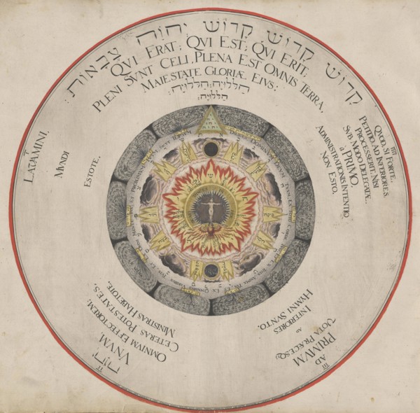 Illustration from the book "Amphitheatrum Sapientiae Aeternae" by H. Khunrath, 1595. Creator: Vredeman de Vries, Hans (Jan) (1526-1606).