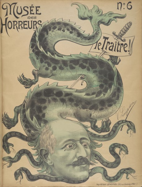 Musée des Horreurs (Gallery of Horrors): Alfred Dreyfus  , 1899. Creator: Lenepveu, Victor (active End of 19th century).
