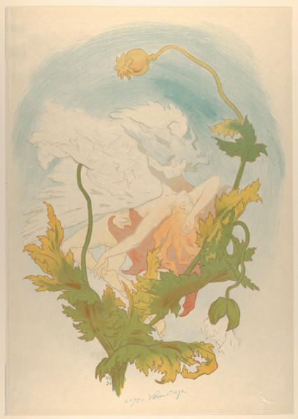 Opium, 1894. Creator: Prouvé, Victor (1858-1943).