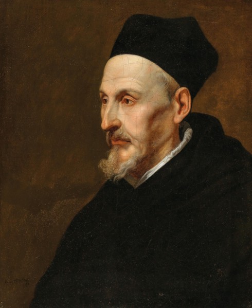 Portrait of Anthonius Triest (1576-1657), bishop of Bruges and Ghent , 1650. Creator: Thijs, Pieter (1624-1677).