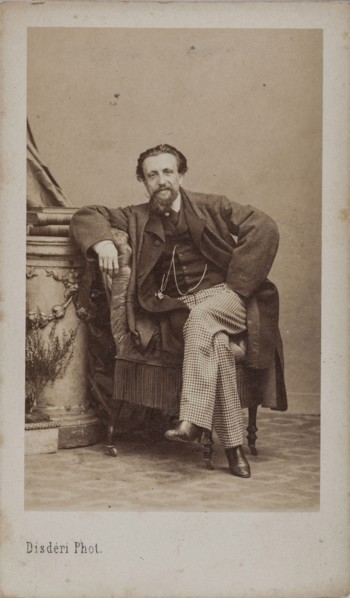 Portrait of Arthur Kalkbrenner (1828-1869), 1869. Creator: Disdéri, André Adolphe-Eugène (1819-1889).