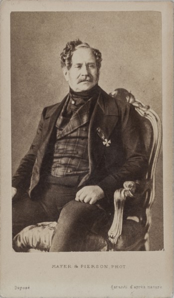 Portrait of Count Nikolai Alexeyevich Orlov (1827-1885), c. 1875. Creator: Photo studio Mayer & Pierson.