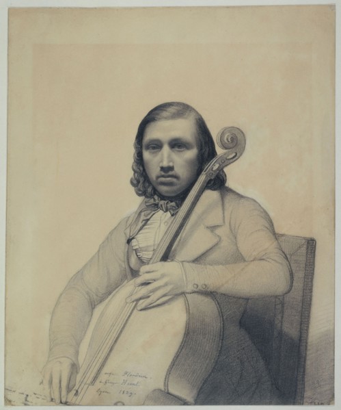 Portrait of François George-Hainl (1807-1873) , 1839. Creator: Flandrin, Auguste-René (1804-1843).