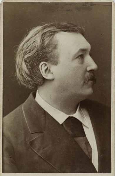 Portrait of Gustave Doré (1833-1883), 1883. Creator: Photo studio Nadar.