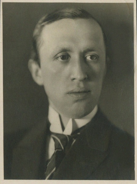 Portrait of Karel Capek (1890-1938), 1930. Creator: Photo studio Vanek, Prague  .