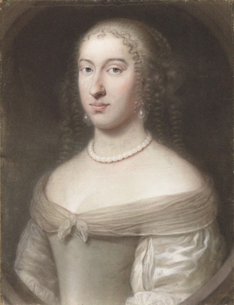 Portrait of Maria Theresa of Spain (1638-1683), Queen consort of France and Navarre, 1660. Creator: Vaillant, Wallerant (1623-1677).