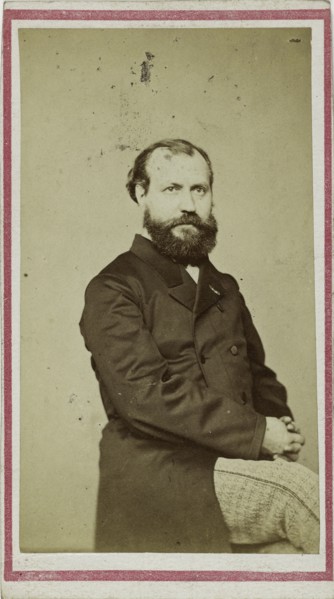 Portrait of the composer Charles Gounod (1818-1893), ca 1865. Creator: Anonymous.