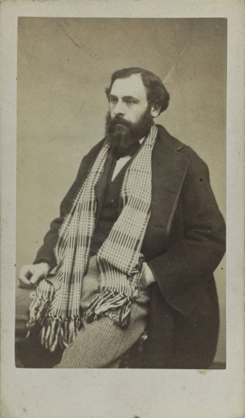 Portrait of the composer Ferdinand Poise (1828-1892), c. 1875. Creator: Anonymous.