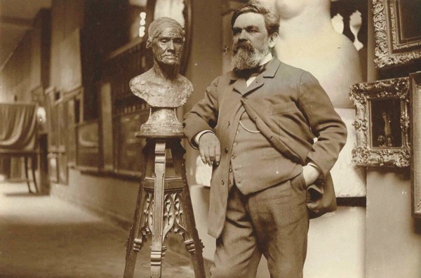Portrait of the sculptor Alfred Boucher (1850-1934), 1910s. Creator: Anonymous.