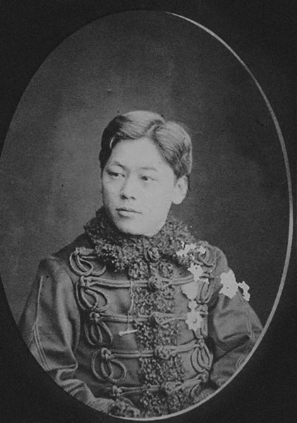 Sagen Ishizuka (1850-1909) at the Age of 26, 1876. Creator: Anonymous.