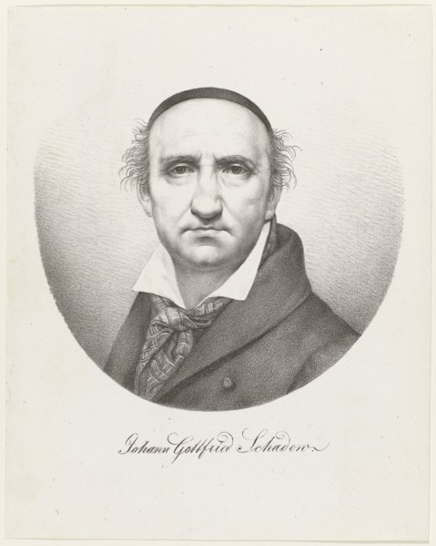 Self-Portrait, 1825. Creator: Schadow, Johann Gottfried (1764-1850).