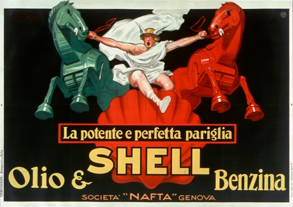 Shell Olio & Benzina, 1927. Creator: D'Ylen, Jean (1886-1938).