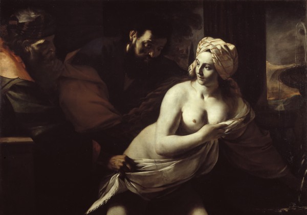 Susanna and the Elders, 1600s. Creator: Preti, Mattia (1613-1699).