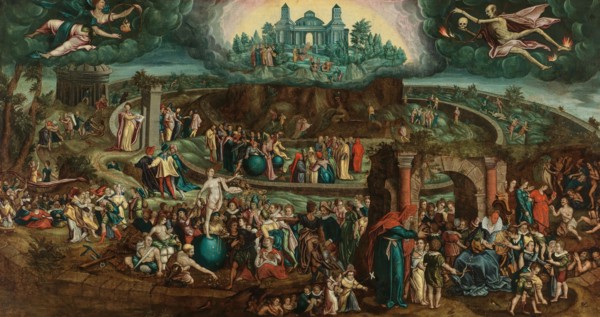 Tabula Cebetis (The Table of Cebes). Creator: Goltzius, Hendrick (1558-1617).