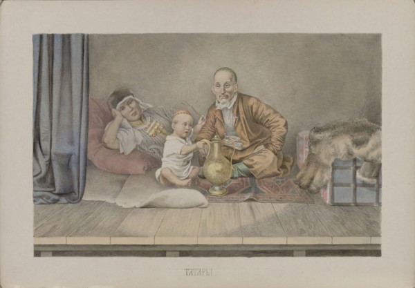 Tatars, 1862. Creator: Znamensky, Mikhail Stepanovich (1833-1892).