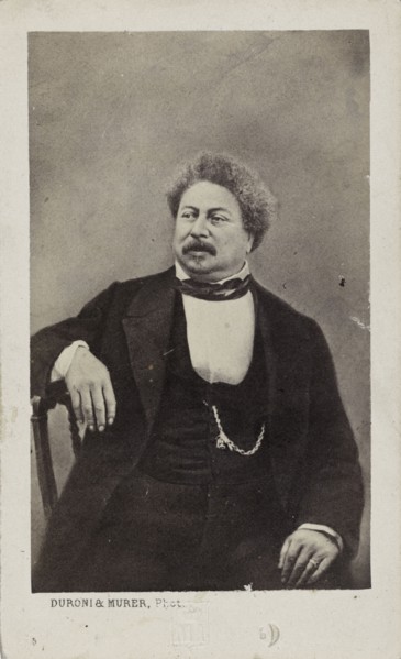 The author Alexandre Dumas père (1802-1870), 1870. Creator: Photo studio Duroni & Murer.