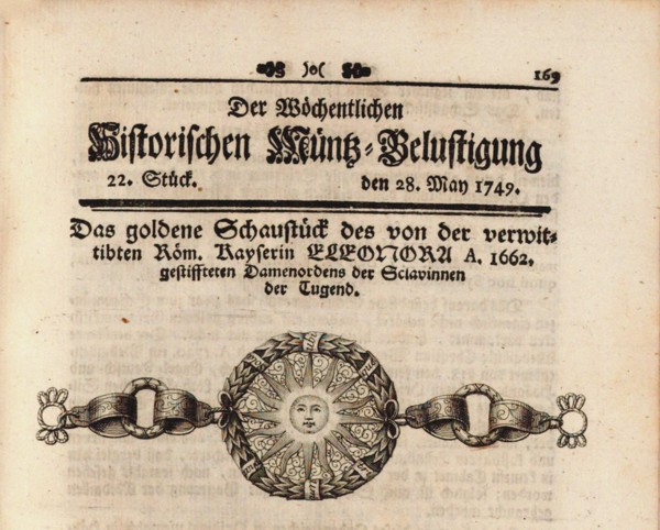 The Great Sign of the Order of the Slaves of Virtue, 1749. Creator: Orders, decorations and medals  .