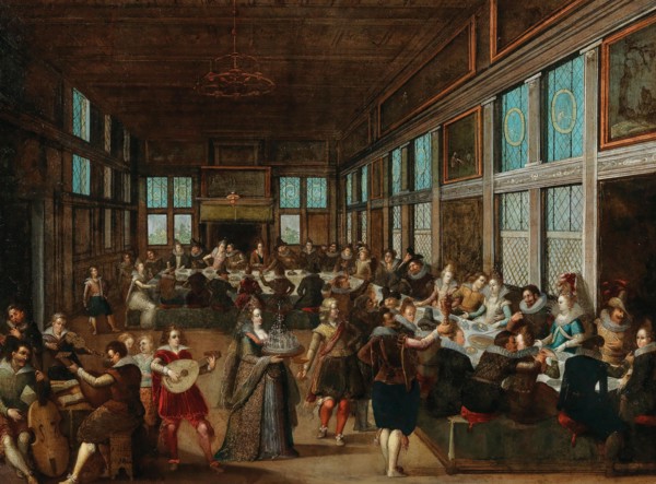 Wedding society, 1605. Creator: Caullery, Louis, de (ca 1580-1621).