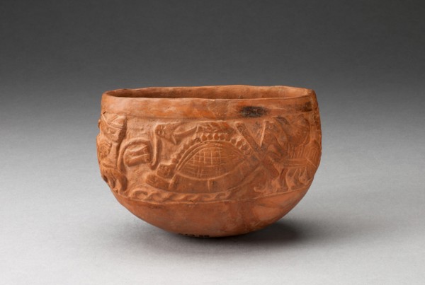 Cup with Raised Marine Scene, 100 B.C./A.D. 500. Creator: Unknown.