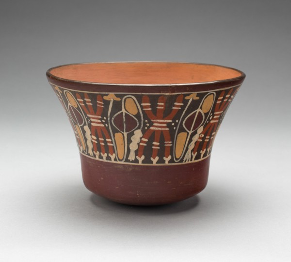 Bowl Depicting Bound Lances and Slings, 180 B.C./A.D. 500. Creator: Unknown.