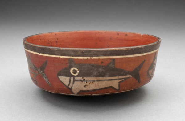 Bowl Depicting Shark or Killer Whale, 180 B.C./A.D. 500. Creator: Unknown.