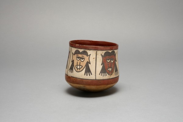 Jar with Repeating Depiction of Trophy Heads, 180 B.C./A.D. 500. Creator: Unknown.