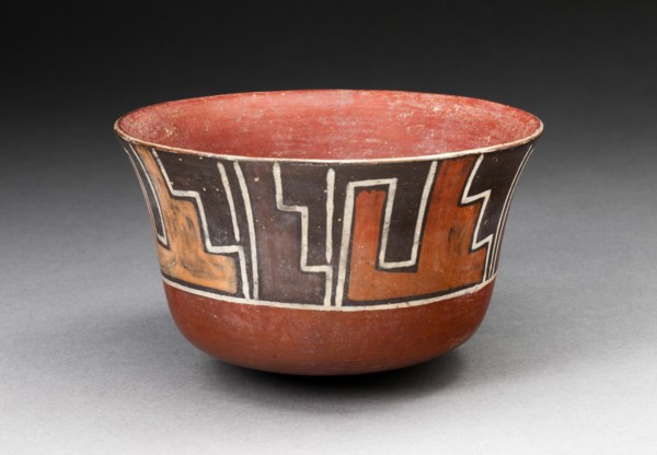 Bowl with Stepped Motifs, 180 B.C./A.D. 500. Creator: Unknown.