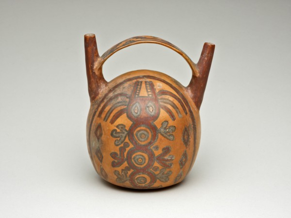 Double Spout Vessel Depicting an Abstract Animal or Being, 180 B.C./A.D. 500. Creator: Unknown.