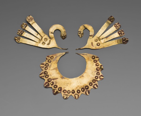 Nose Ornaments in the Form of Feline Whiskers, 180 B.C./A.D. 500. Creator: Unknown.
