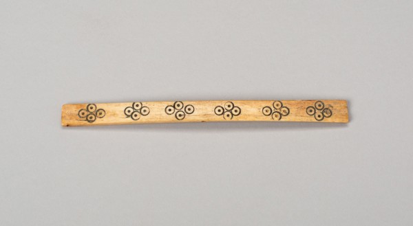 Balance-Beam Scale with Incised Circles in Diamond Pattern, A.D. 500/800. Creator: Unknown.