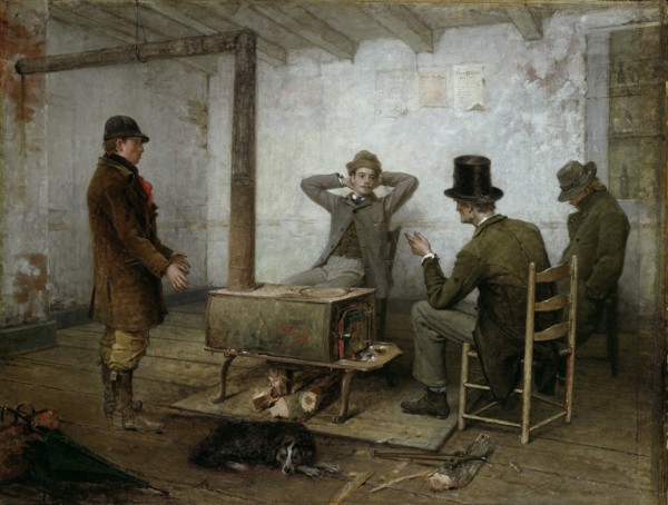 A Friendly Warning, 1881/90. Creator: Thomas Hicks.