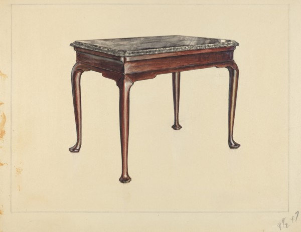 Sideboard, 1936. Creator: M. Rosenshield-von-Paulin.