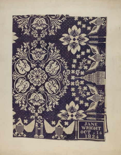 Coverlet, 1935/1942. Creator: Suzanne Roy.