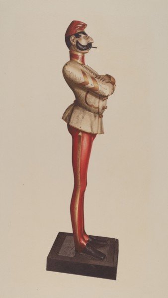 Cigar Store Figure, 1935/1942. Creator: Albert Ryder.