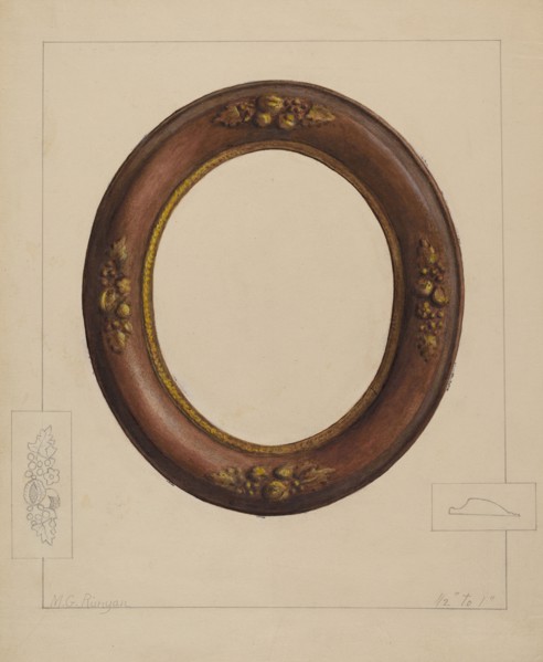 Picture Frame, c. 1936. Creator: Manuel G. Runyan.